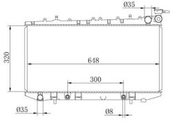 NSB14Y101216 Радиатор охлаждения двигателя