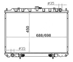 NSU301226 Радиатор охлаждения двигателя