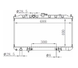 NSW11V101216 Радиатор охлаждения