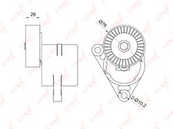 PT3010 Натяжитель ремня навесного оборудования