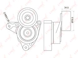 PT3014 Натяжитель ремня навесного оборудования