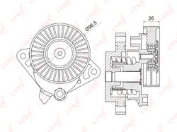 PT3017 Натяжитель ремня навесного оборудования