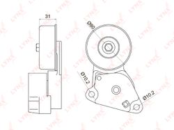 PT3023 Натяжитель ремня навесного оборудования