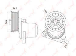 PT3026 Натяжитель ремня навесного оборудования