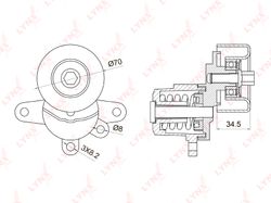 PT3028 Натяжитель ремня навесного оборудования