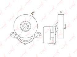 PT3042 Натяжитель ремня навесного оборудования
