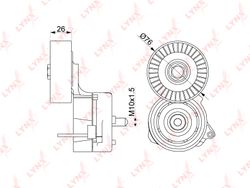 PT3237 Натяжитель ремня навесного оборудования