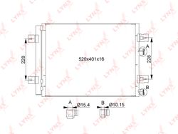 RC0093 Радиатор кондиционера