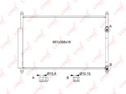 RC0097 Радиатор кондиционера