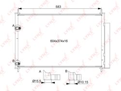 RC0100 Радиатор кондиционера