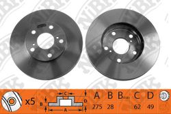 RN1009 Диск тормозной передний