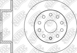 RN33004 Диск тормозной задний