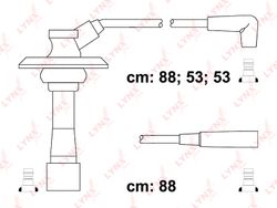 SPE7111 Комплект высоковольтных проводов