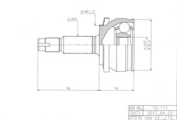 TOE111 ШРУС внешний