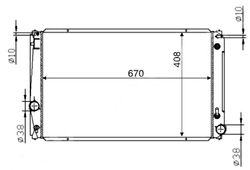 TYACA301222 Радиатор охлаждения двигателя