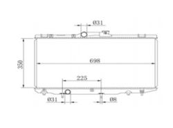TYAE1001216 Радиатор охлаждения двигателя