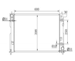TYNZT240ACT101216 Радиатор охлаждения двигателя